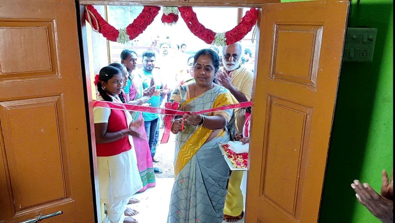 Inauguration of Free Tailoring Institute for Village Ladies